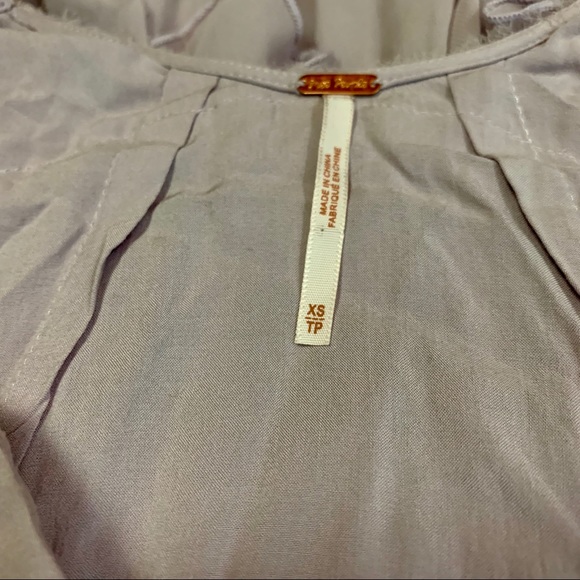 Free People Cascade of Ruffles Tunic Purple XS - Picture 4 of 8